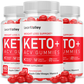 3pk Lean Valley ACV Gummies Lean Valley Keto Fat Burner Gummie Weight Loss