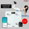 Smart Digital Bathroom Weighing Scale with Body Fat and Water Weight for People; Bluetooth BMI Electronic Body Analyzer Machine; 400 lbs.5 Core