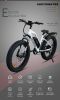 AOSTIRMOTOR 26" 750W Camouflage Electric Bike Fat Tire P7 48V 12.5AH Removable Lithium Battery for Adults with Detachable Rear Rack Fender(White)S07-G