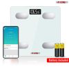 Smart Digital Bathroom Weighing Scale with Body Fat and Water Weight for People; Bluetooth BMI Electronic Body Analyzer Machine; 400 lbs.5 Core