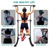 Power Tower Workout Dip Station Pull Up Bar, Height Adjustable Multi-Function Dip Stand for Home Gym Strength Training Fitness Equipment