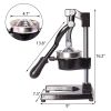 Citrus Pomegranate Juicer Labor-saving Manual Fruit Juicer Press Fruit Squeezer with Stable Non-slip Base;  Black