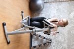 Abdominal Machine 450lbs Capacity Exercise Equipment for Home , Less Stress on Neck & Back, Abdominal/Core Fitness Equipment