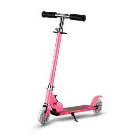 Aluminum Alloy Scooter Children Walker Car (Option: Cherry Blossom Pink)