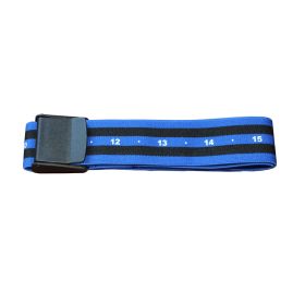 Fitness Tourniquet Training Limit Blood Flow Occlusion Increase Muscle And Elasticity (Option: Blue with black-Armband 60x2.5CM)