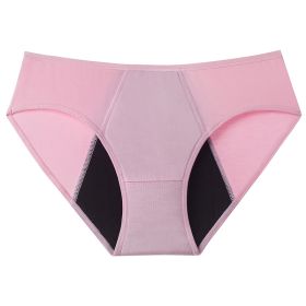 Mid-waist Physiological Period Special Underwear Menstruation Period Leak-proof (Option: Pink-S)