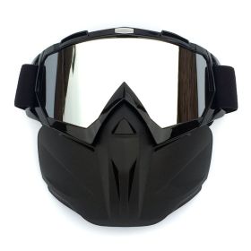 Outdoor Glasses Helmet Goggles (Option: Black Frame Water)