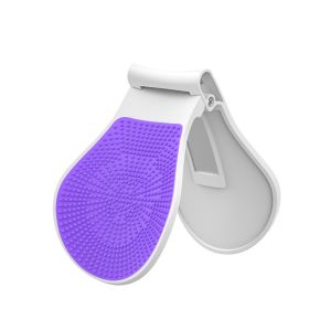 1pc Plastic Butt Trainer (Wear Pants When Using) Pelvic Floor Muscle Correction; Exerciser For Inner Thighs Postpartum Rehabilitation; Buttocks; Legs; (Color: Purple)