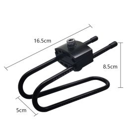 Bicycle Saddle Suspension Device For Mountain Road Bike Bike Shocks Alloy Spring Steel Shock Absorber Comfort Cycling Parts (Option: Black-Cushion shock absorber)