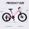 Mountain Bike for Girls and Boys Mountain 20 inch shimano 7-Speed bike