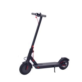 Electric Scooter Adult Model 8.5 Inch Foldable Portable Mobility Scooter Aluminum Alloy Scooter (Option: Black-4.0AH-220V US)